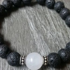 Jewelry - Moonstone and Lava Bracelet Jewelry - Moonstone and Lava Bracelet